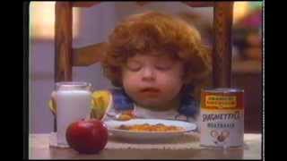 Super Cute Kid in 1983 SpaghettiOs Ad [upl. by Landa]