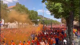 nedoos Oranje fans in Berlijn [upl. by Adali]