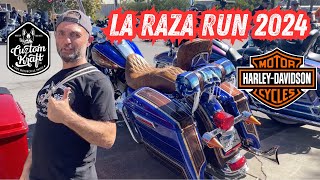 Are these the BEST Harley Davidsons in the USA LA Raza Run 2024 [upl. by Bashemeth]