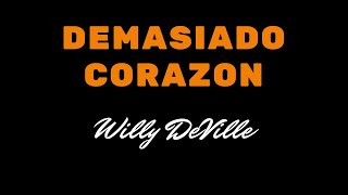 Demasiado Corazon Live version  Willy DeVille Trumpet Sheet Music [upl. by Kamila]