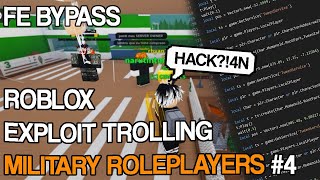 Roblox Exploiting  Military Roleplayers 2023 New Scripts [upl. by Eelac]