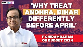 P Chidambarams Fierce Attack On BJP amp Budget 2024 Makes 5 Key Demands In Rajya Sabha [upl. by Ezaria]