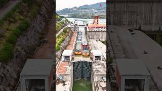 Ship Elevator In Panama Canal 😱 [upl. by Artep]