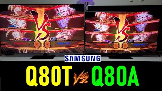 Samsung Q80T vs Q80A Smart TVs 4K QLED  Panel VA vs Panel ADS [upl. by Ahsieker]