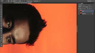 Smudge tool to repair hairs in photoshop [upl. by Nitsud]