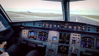 A320neo COCKPIT Pushback Taxi and Take Off from Copenhagen Airport on SAS Scandinavian Airlines [upl. by Adnauq]