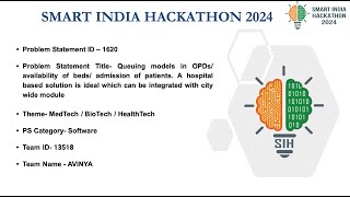 SIH Problem Statement 1620  Team Avinya [upl. by Hashimoto]