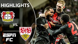 89th MINUTE GOAL 😱 Bayer Leverkusen vs Stuttgart  German Cup Highlights  ESPN FC [upl. by Gall]