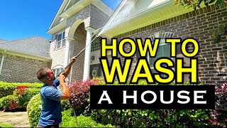 How To Wash A House Complete Walkthrough [upl. by Innavoeg691]