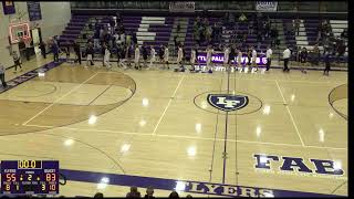 20231208 Flyers Boys Basketball vs Holdingford with play by play [upl. by Aneeroc561]