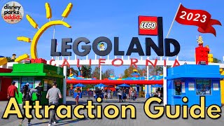 LEGOLAND California ATTRACTION GUIDE  2023  All Rides amp Shows [upl. by Nyram]