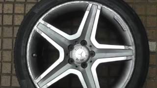 Full factory diamondcut alloy wheel refurbishment  Mercedes AMG wheel [upl. by Ocisnarf558]