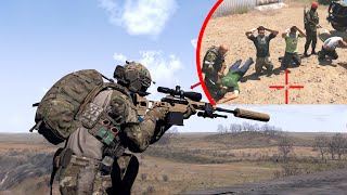 Canadian Sniper Saves Ukrainian Hostages With Precision Shooting  ARMA 3 Milsim [upl. by Olds]