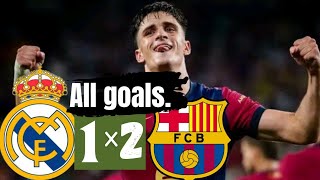 Real Madrid vs Barcelona •• All Goals [upl. by Ateekan]