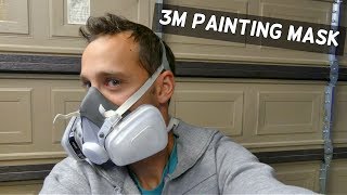 3M PAINTING MASK REVIEW ual Cartridge Respirator AssemblyOrganic VaporP95 [upl. by Bloxberg17]