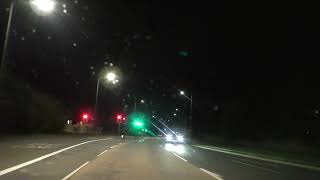 Night Drive On Bromyard Road A44 amp Tudor Way Worcester Worcestershire England 11th October 2024 [upl. by Noiram765]