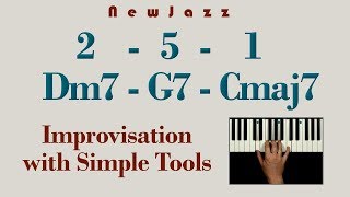 Easy 251 Jazz Improvisation with Pentatonic Scale [upl. by Esilahc]