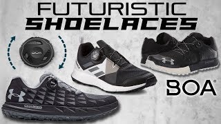 NEVER TIE SHOES AGAIN Future of Shoelaces BOA Technology [upl. by Tuck]