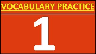 ENGLISH VOCABULARY PRACTICE 1 VOCABULARY WORDS ENGLISH LEARN WITH MEANING OPPOSITE WORDS IN ENGLISH [upl. by Juline791]