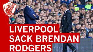 Brendan Rodgers SACKED  Final Press Conference after Everton 11 Liverpool In Full [upl. by Bulley]