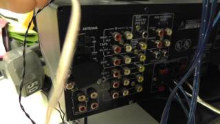 how to hook up wire FM antenna to 75 ohm plug [upl. by Corson]