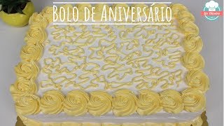 BOLO DE ANIVERSÁRIO 4kg POR MENOS DE R 2500  CHEF LÉO OLIVEIRA [upl. by Eiramlirpa]