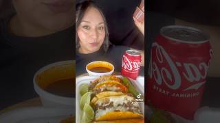 Birria tacos youtubeshorts mukbang eatingsounds food [upl. by Adamo]