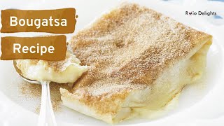 How To Make Greek Bougatsa  Roio Delights [upl. by Aneeuqal]