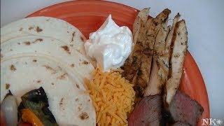 Adobo Chicken Fajitas Recipe  Noreens Kitchen [upl. by Aierbma236]