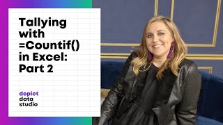How to Tally How Many Things Are In Each Category in Excel with Countif [upl. by Inavihs]