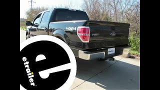 etrailer  DIY 2013 Ford F150 Installation for the Curt Trailer Hitch Receiver [upl. by Rufena713]