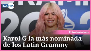 Karol G reaccionó a sus nominaciones a los Latin Grammy 2024 [upl. by Blanca336]