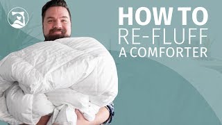 How To ReFluff Your Comforter [upl. by Irelav]