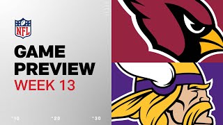 Arizona Cardinals vs Minnesota Vikings  2024 Week 13 Game Preview [upl. by Auhesoj]