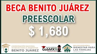 ⭕️ BECA BENITO JUÁREZ PREESCOLAR 20222023 1680 REGISTRO ✅ Requisitos proceso del REGISTRO [upl. by Favian462]