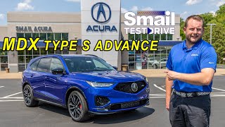 2022 Acura MDX Type S Advance Review amp Test Drive  Smail Acura [upl. by Noyrb]