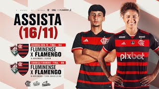 Campeonato Carioca Sub15 e Adulto Feminino  Final  Jogo 1  Fluminense x Flamengo  AO VIVO [upl. by Arteid417]