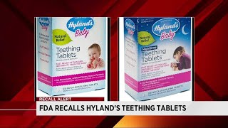 FDA recalls Hylands Baby teething tablets [upl. by Gleeson]