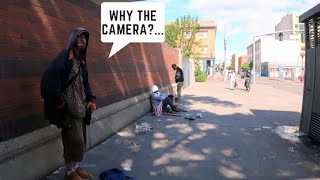 Walking Drug and Homeless Infested Streets of Downtown Portland Oregon [upl. by Irahk476]