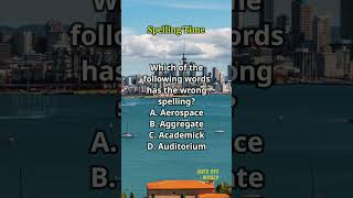 Spelling Time 500 spelling englishlearning englishvocabulary questions quiz [upl. by Orose]