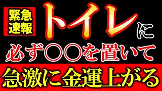 【※今すぐ確認して下さい】トイレに○○を置くだけで、恐ろしいほど急激に金運が上昇します。 [upl. by Asil543]