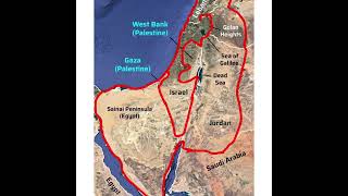 AI Map of Greater Palestine 🇵🇸 [upl. by Spiegelman]