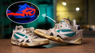 Nike repair cleanampCUSTOM ASMR How to clean NIKE [upl. by Hanforrd889]