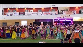 Chogada  Loveyatri  Kamariya  Mitron  Garba Flash Mob [upl. by Acemat]