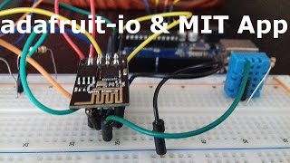 AdafruitIO Meets ESP8266 Arduino amp MIT App Inventor 2  kidSerie05 [upl. by Trimmer]