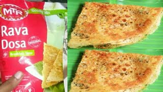 Instant Rava Dosa With MTR Mix INDIAN MTR RAVA DOSA mix [upl. by Naivad]