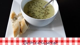 Broccolisoep  Recept  Koken met Marielle [upl. by Sall334]