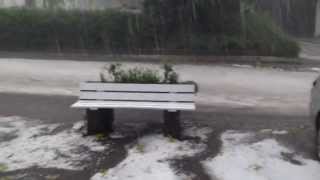 Hail storm in southern Germany Part 4  Hagelsturm in BadenWürttemberg Teil 4 [upl. by Oibirot527]