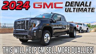 2024 GMC Sierra 3500 Denali Ultimate Dually This One Update Will Help Them Sell A Lot Of Trucks [upl. by Eiramoj]