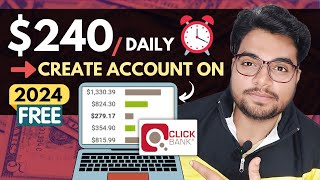 How To Create a ClickBank Account In 2024  Affiliate Marketing For Beginners  In Hindi [upl. by Aisenat]